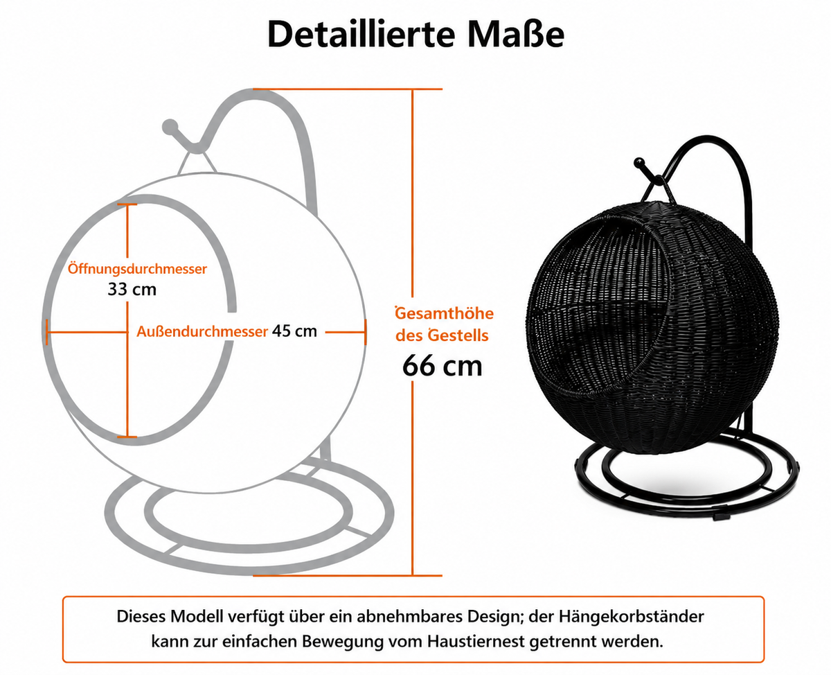 Luxuriöses Hängendes Katzenbett