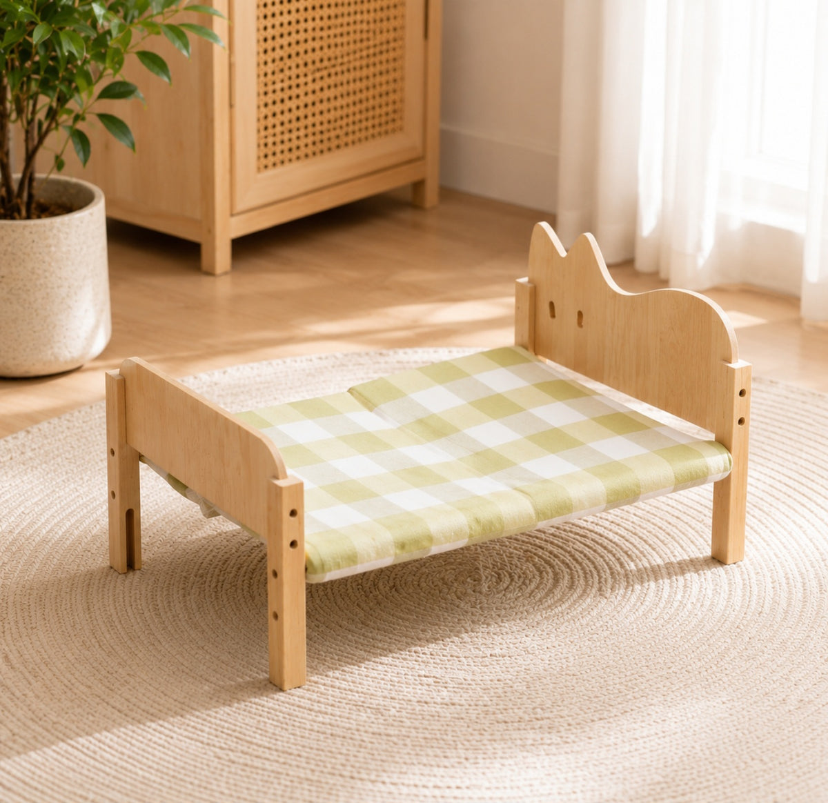 Luxcoren™ Stapelbares Designer-Haustierbett aus Holz