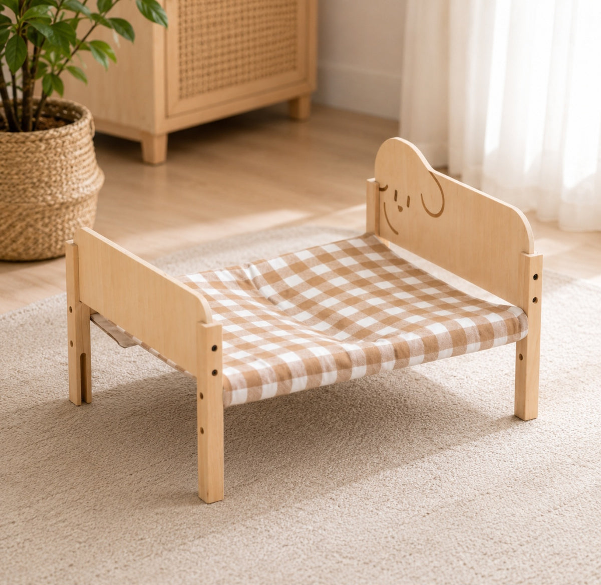 Luxcoren™ Stapelbares Designer-Haustierbett aus Holz