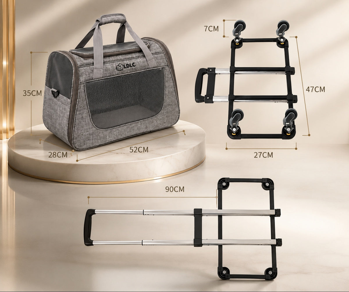 Luxcoren™ Große Premium Transportbox für Hunde & Katzen