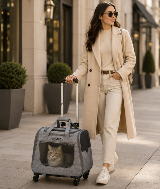 Luxcoren™ Große Premium Transportbox für Hunde & Katzen