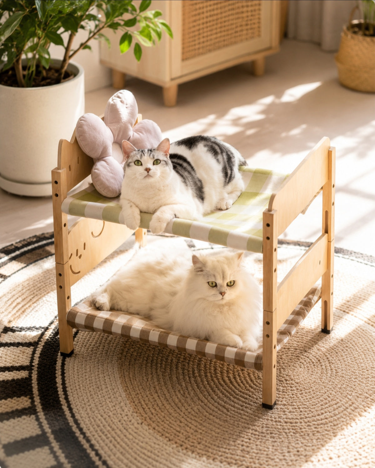 Luxcoren™ Stapelbares Designer-Haustierbett aus Holz