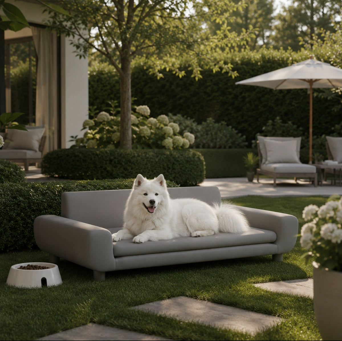 Luxcoren™ Designer-Hundesofa aus Samt – Premium Hundebett mit stilvollem Komfort