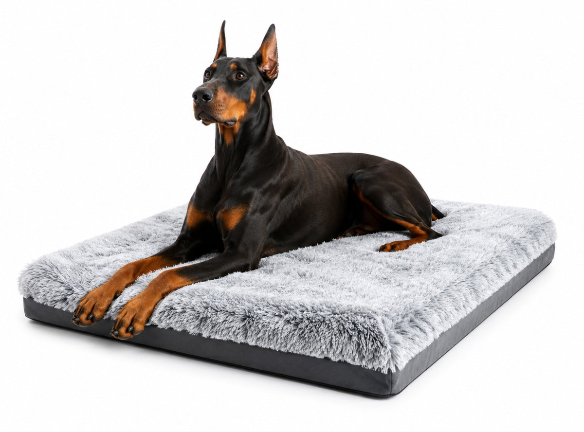 Luxcoren Deluxe Plüsch-Hundebett – Ultraweich, Waschbar & Orthopädisch