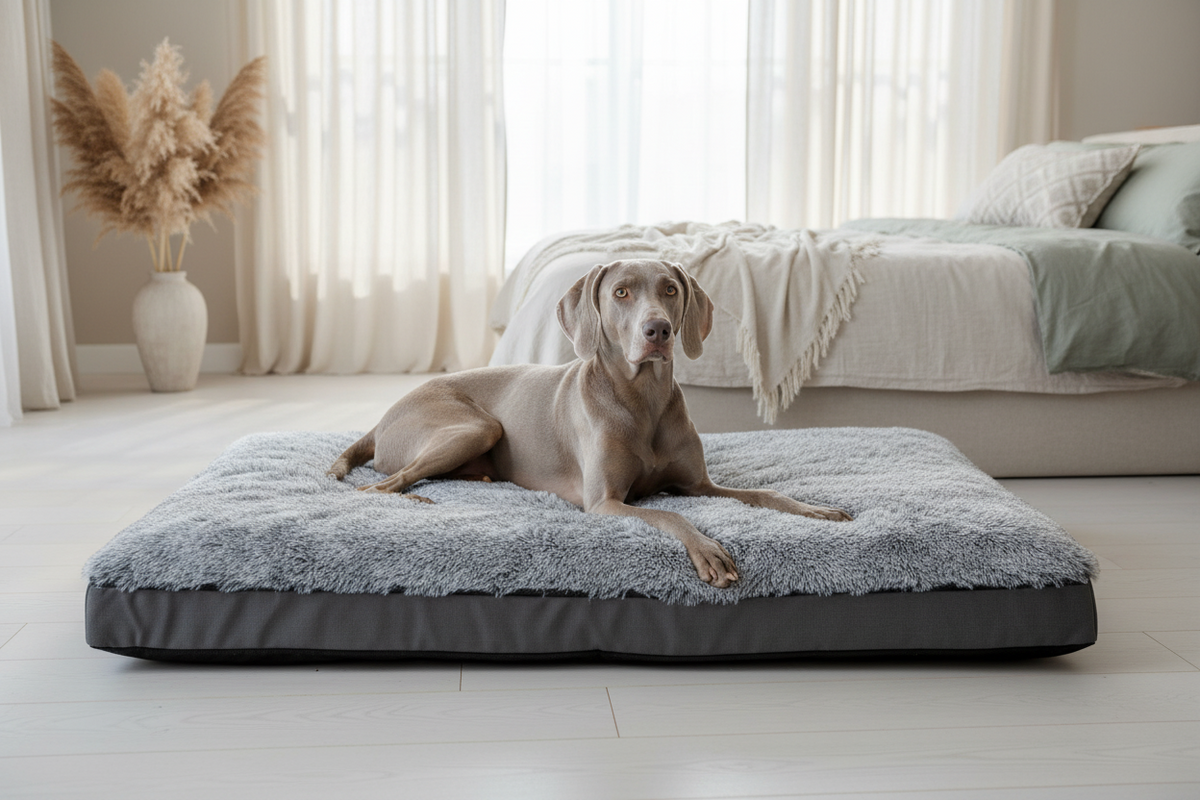 Luxcoren Deluxe Plüsch-Hundebett – Ultraweich, Waschbar & Orthopädisch