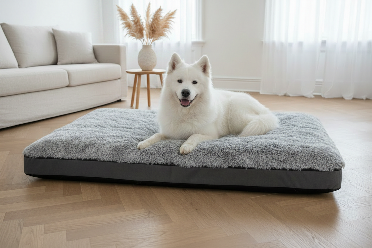 Luxcoren Deluxe Plüsch-Hundebett – Ultraweich, Waschbar & Orthopädisch