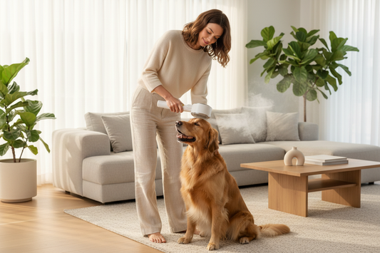 Cepillo vapor lifestyle0 Golden Retriever