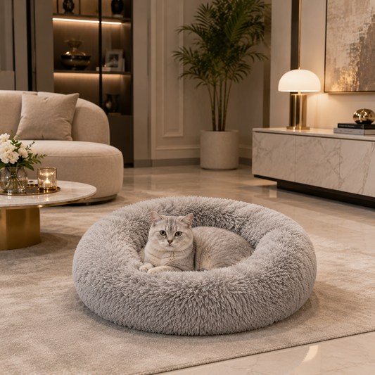 Luxuriöses Beruhigendes Hundebett für Hunde & Katzen