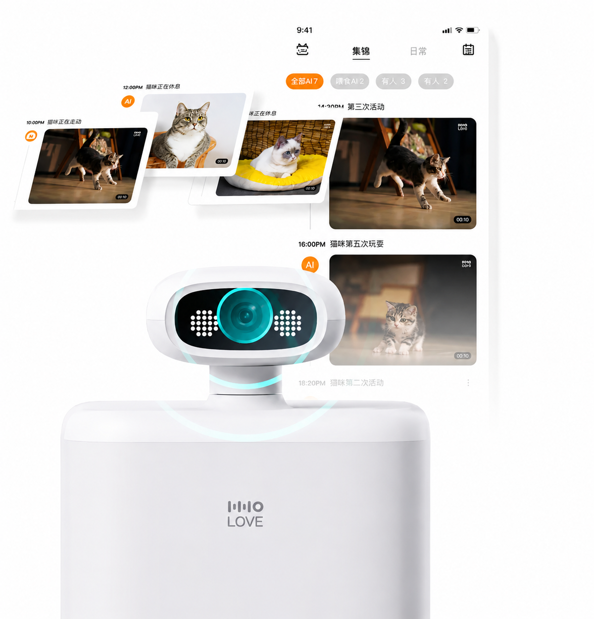 Smart Automatischer Futterspender mit 360° Kamera für Hunde & Katzen