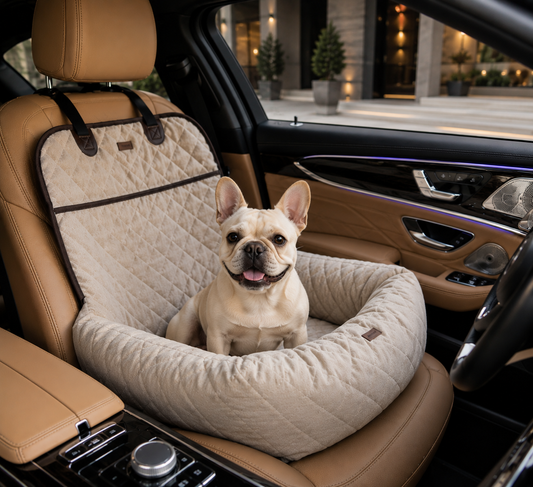 Luxuriöser Autositz für Hunde & Katzen