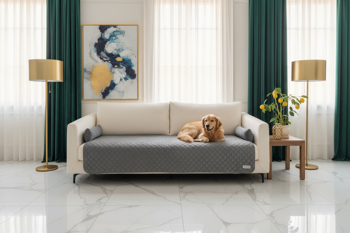 Luxcoren™ Premium Hundesofa & Sofaschutz – Wasserdicht, Waschbar & Komfortabel