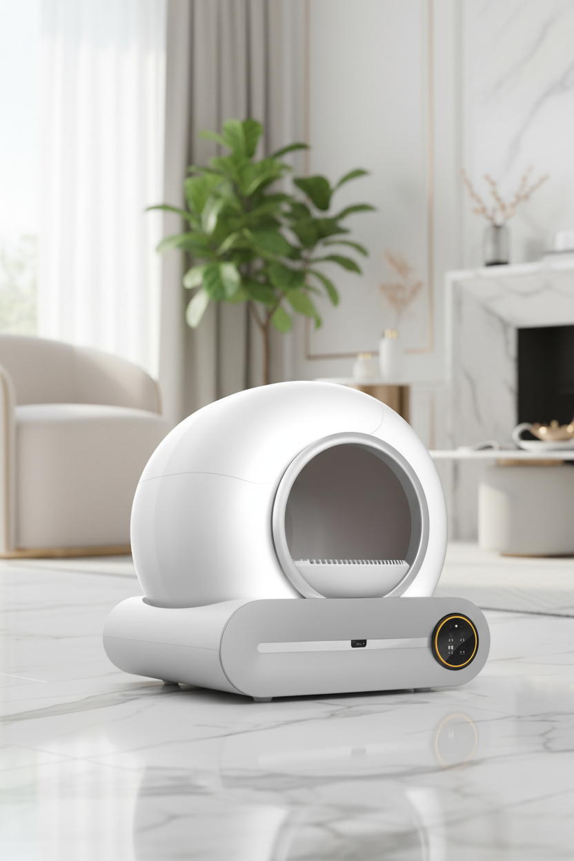 Luxcoren Selbstreinigende Katzentoilette – Automatisch, Geruchsfrei & Leise
