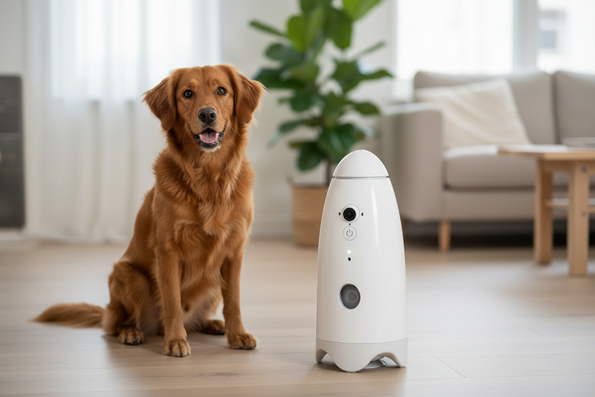 Luxcoren™ Intelligenter Futterautomat mit HD-Kamera & App-Steuerung für Hunde und Katzen